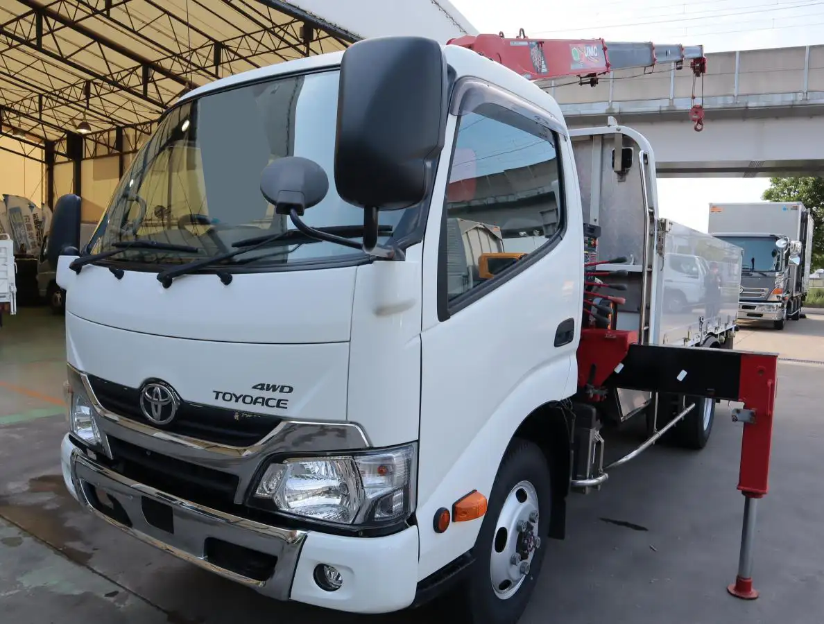 トヨタ トヨエース 小型 クレーン付 アルミブロック 4段 の中古トラック【車両No.146421】