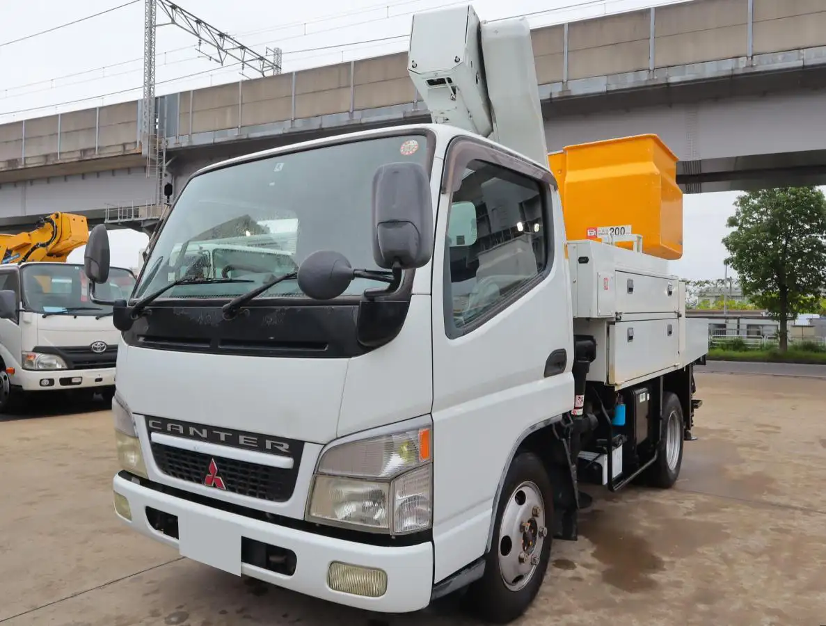 三菱 キャンター 小型 高所・建柱車 高所作業車 電工仕様 の中古トラック【車両No.146411】