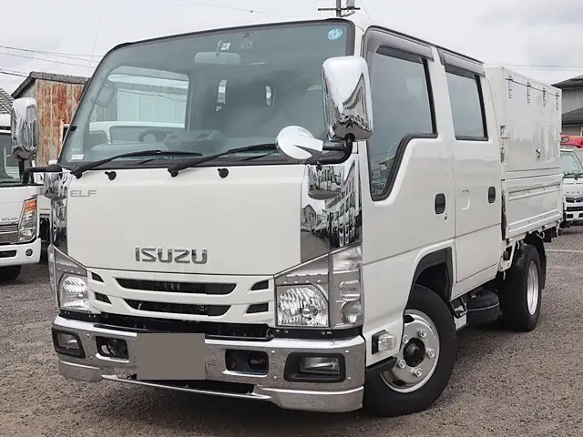 いすゞ エルフ 小型 平ボディ Wキャブ 2RG-NJR88A の中古トラック【車両No.146767】