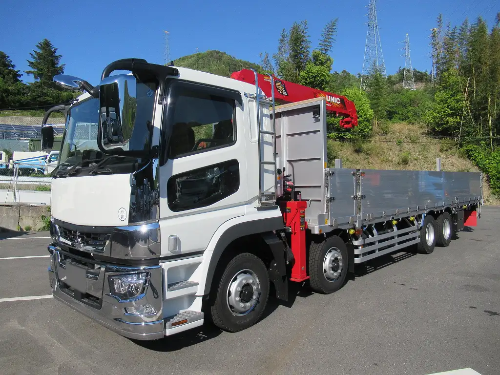 三菱 スーパーグレート 大型 クレーン付 アルミブロック 4段 の中古トラック【車両No.146695】