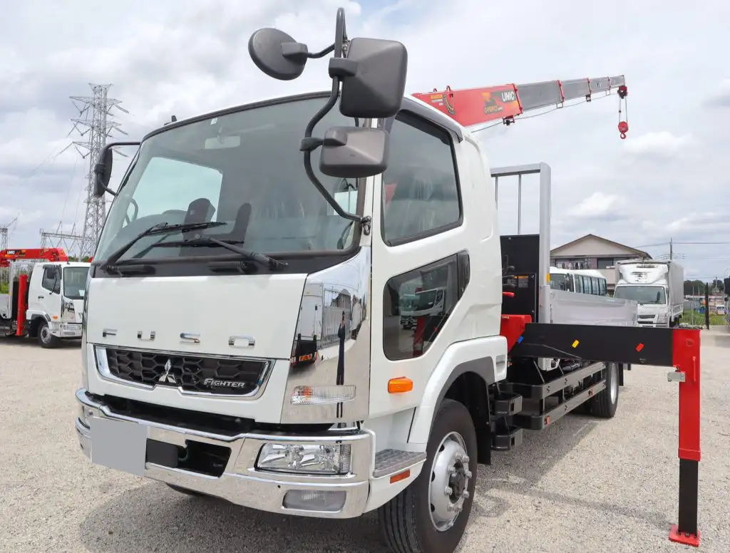 三菱 ファイター 中型/増トン クレーン付 アルミブロック 5段 の中古トラック【車両No.146809】