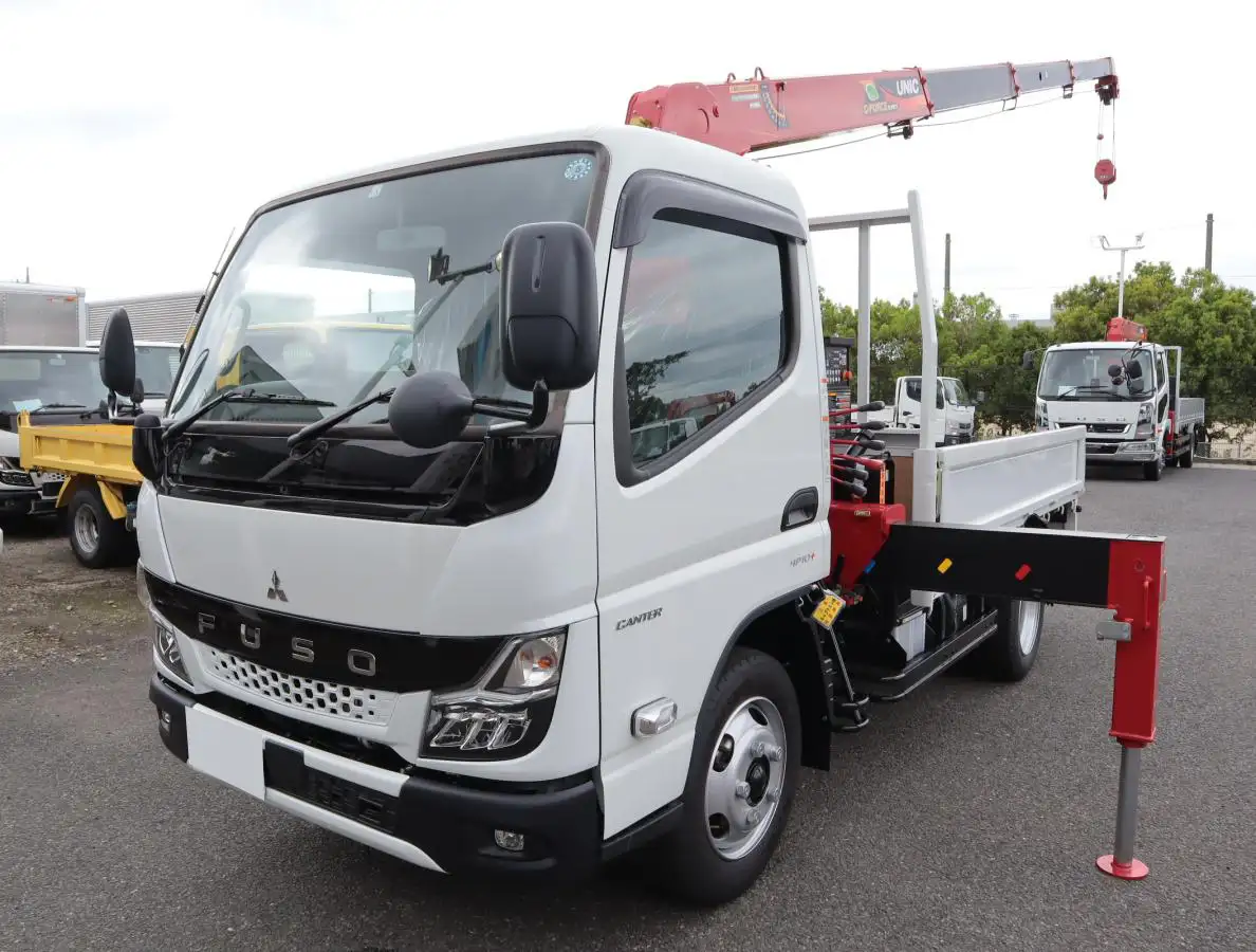 三菱 キャンター 小型 クレーン付 4段 ラジコン の中古トラック【車両No.146827】