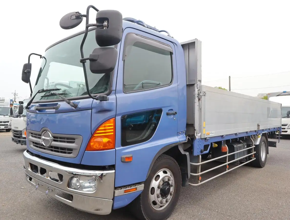 日野 レンジャー 中型/増トン 平ボディ 床鉄板 アルミブロック の中古トラック【車両No.146777】