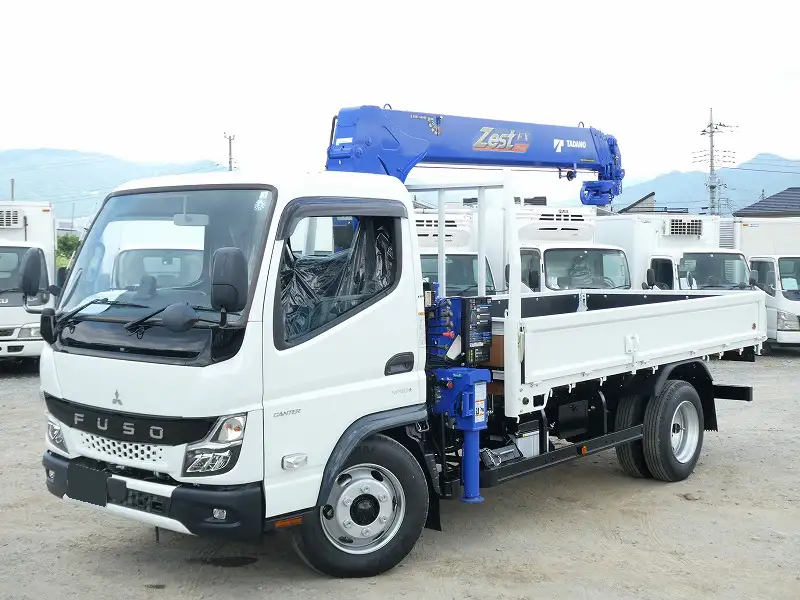 三菱 キャンター 小型 クレーン付 4段 ラジコン の中古トラック【車両No.146881】