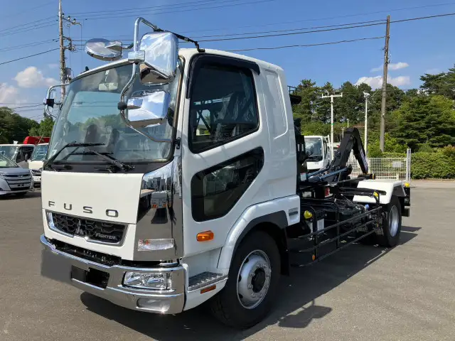 三菱 ファイター 中型/増トン アームロール ツインホイスト ベッド の中古トラック【車両No.147059】