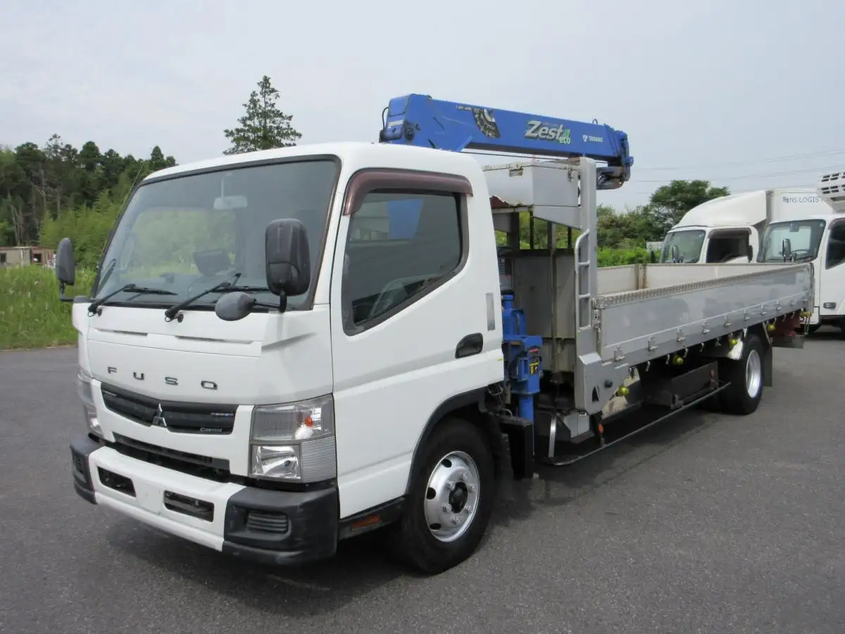 三菱 キャンター 小型 クレーン付 アルミブロック 3段 の中古トラック【車両No.147145】