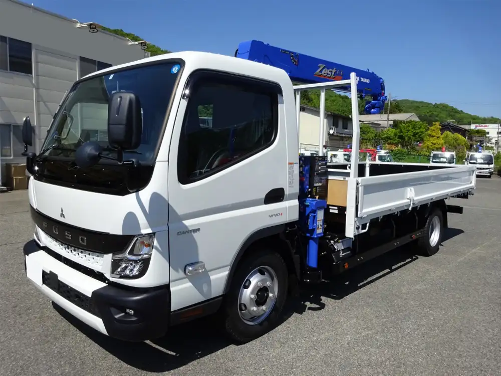 三菱 キャンター 小型 クレーン付 4段 ラジコン の中古トラック【車両No.146756】