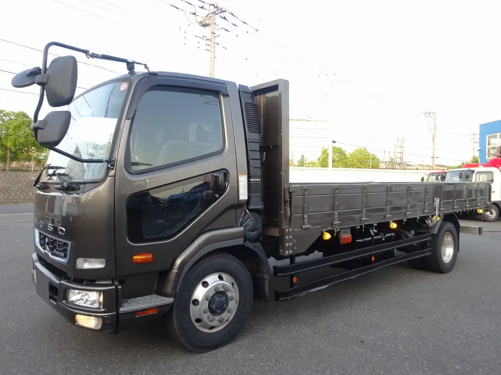 三菱 ファイター 中型/増トン 平ボディ 床鉄板 2KG-FK72FZ の中古トラック【車両No.146760】