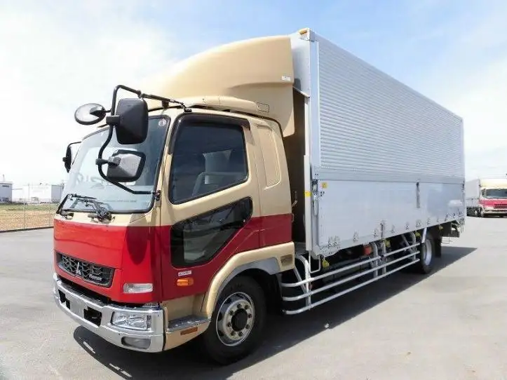 三菱 ファイター 中型/増トン ウイング ベッド 3枚観音 の中古トラック【車両No.147160】