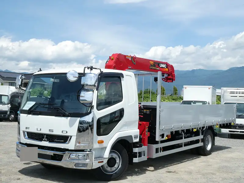 三菱 ファイター 中型/増トン クレーン付 アルミブロック 5段 の中古トラック【車両No.147266】