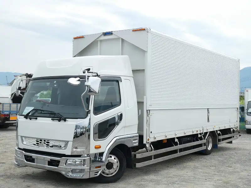 三菱 ファイター 中型/増トン ウイング エアサス ベッド の中古トラック【車両No.147262】