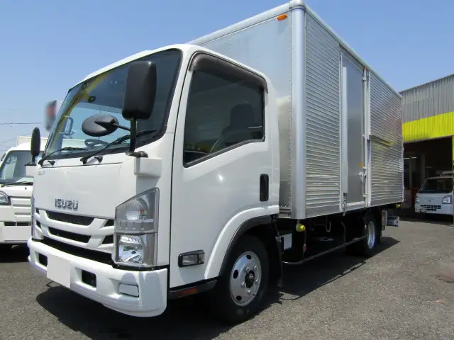 いすゞ エルフ 小型 アルミバン パワーゲート サイドドア の中古トラック【車両No.147280】