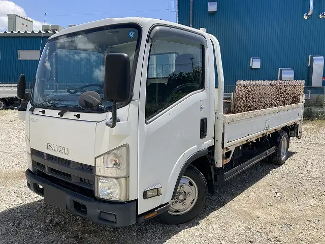 いすゞ エルフ 小型 平ボディ パワーゲート 床鉄板 の中古トラック【車両No.147424】