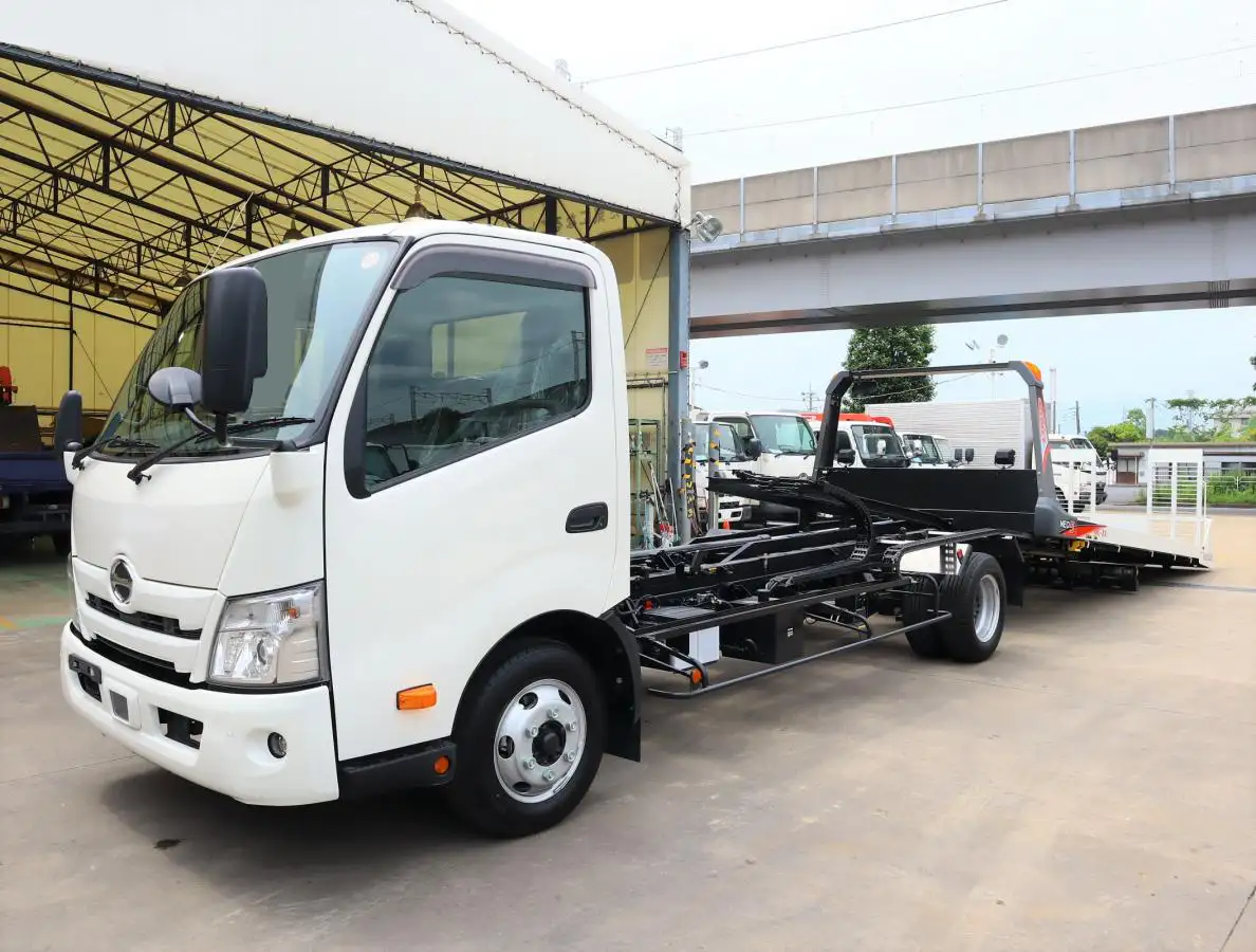日野 デュトロ 小型 車両重機運搬 ラジコン ウインチ の中古トラック【車両No.147164】