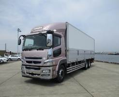 三菱 スーパーグレート 大型 ウイング エアサス QPG-FU64VZ の中古トラック【車両No.147529】