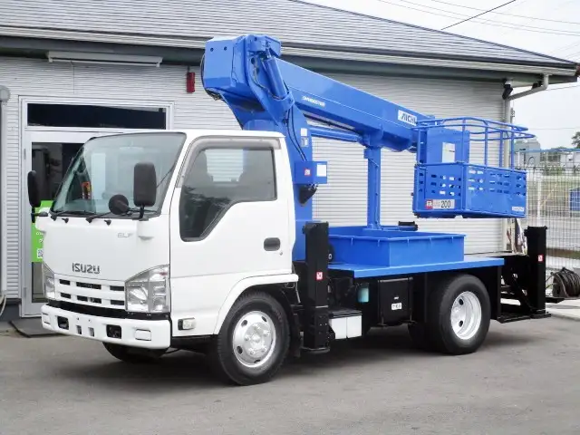 いすゞ エルフ 小型 高所・建柱車 高所作業車 TKG-NKR85N の中古トラック【車両No.147584】