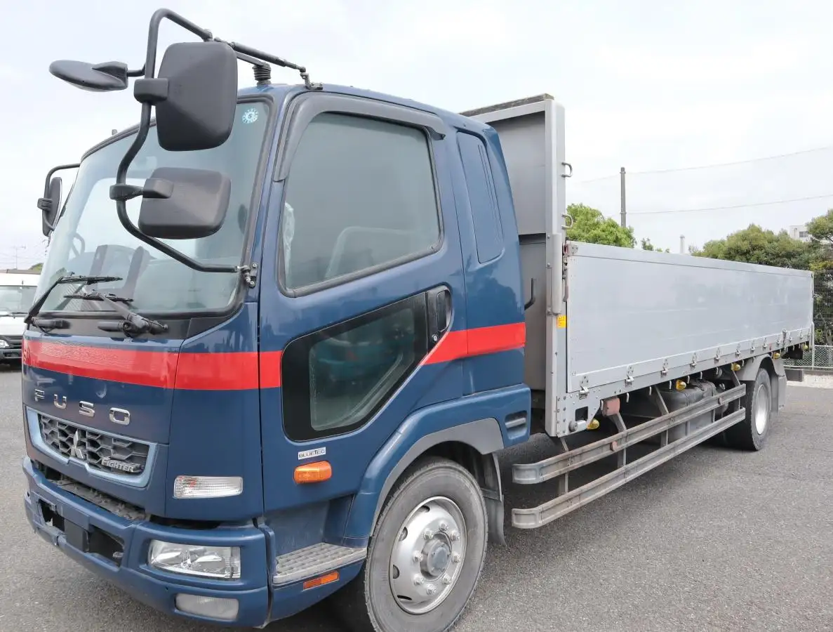 三菱 ファイター 中型/増トン 平ボディ 床鉄板 アルミブロック の中古トラック【車両No.147722】