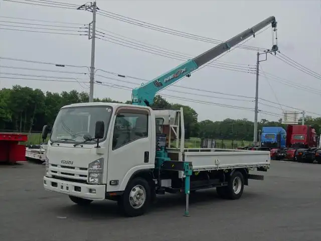 いすゞ エルフ 小型 クレーン付 4段 ラジコン の中古トラック【車両No.147908】