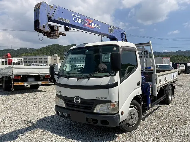 日野 デュトロ 小型 クレーン付 3段 フックイン の中古トラック【車両No.147879】