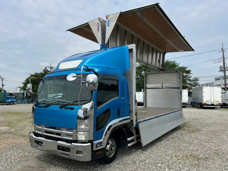 いすゞ フォワード 中型/増トン ウイング パワーゲート ベッド の中古トラック【車両No.146783】