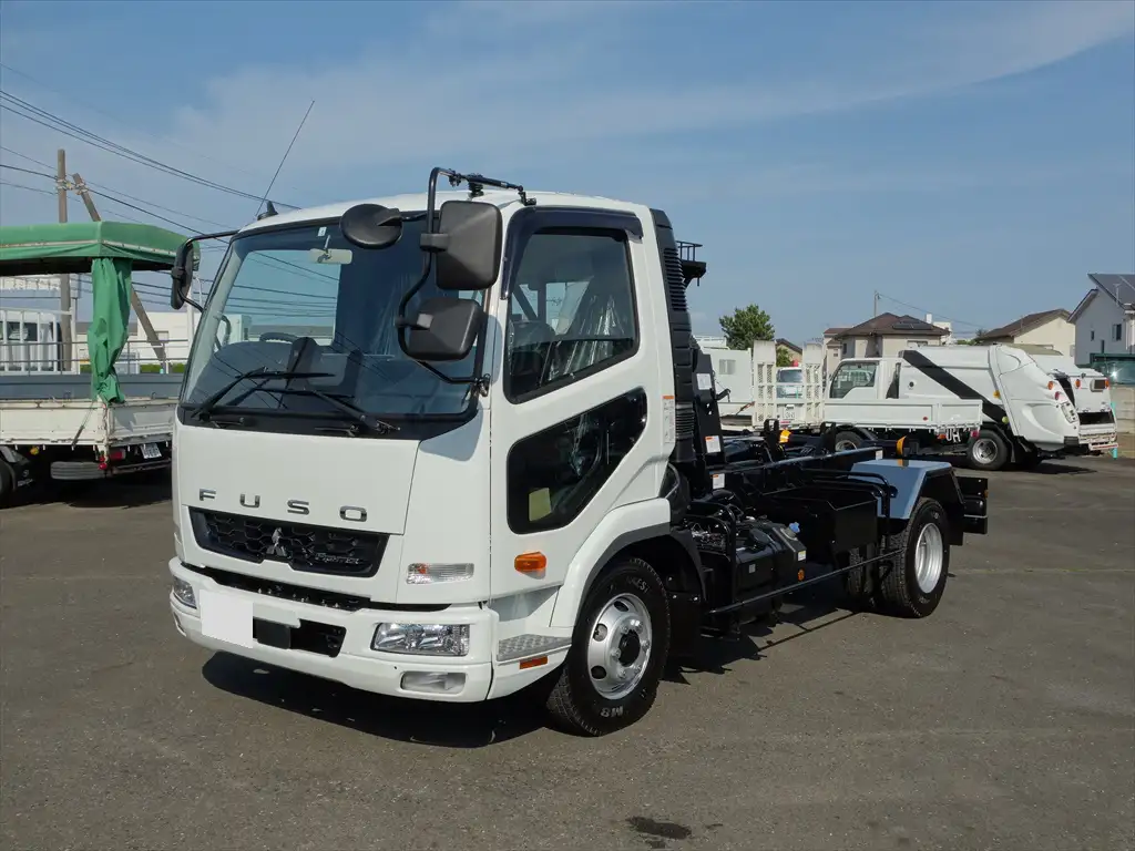 三菱 ファイター 中型/増トン アームロール ツインホイスト 2KG-FK72F の中古トラック【車両No.148236】