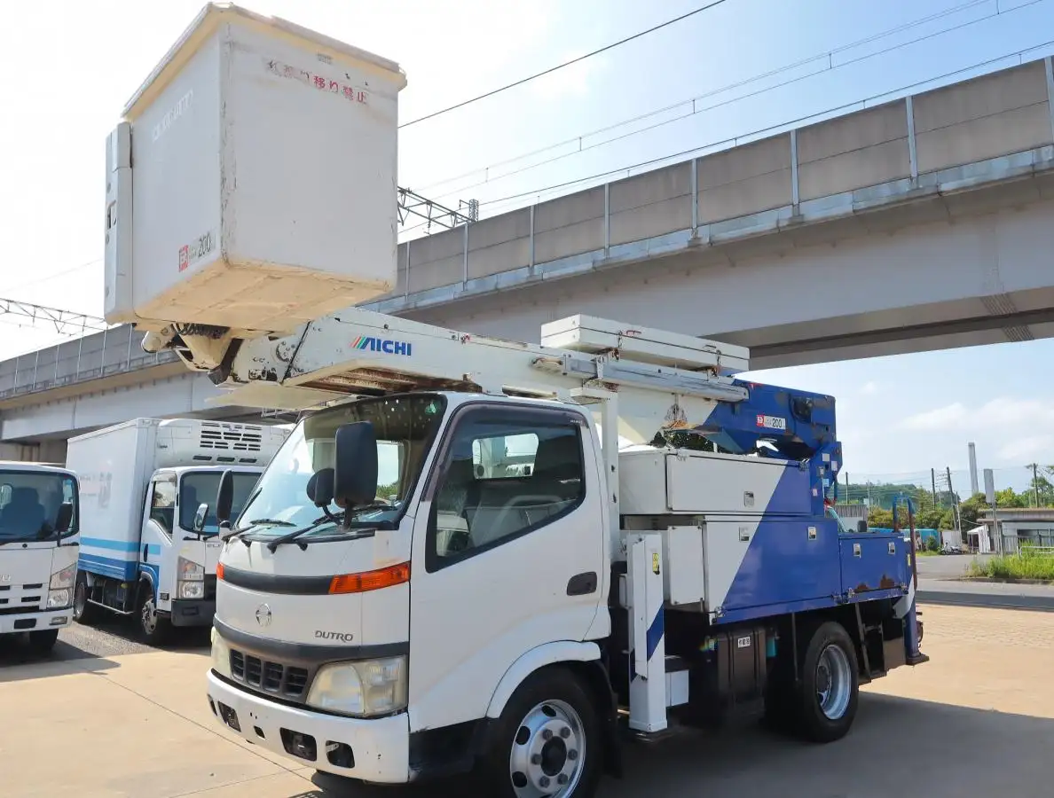 日野 デュトロ 小型 高所・建柱車 高所作業車 電工仕様 の中古トラック【車両No.148212】