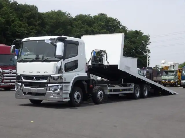 三菱 スーパーグレート 大型 車両重機運搬 ラジコン ウインチ の中古トラック【車両No.148295】