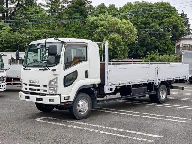 いすゞ フォワード 中型/増トン 平ボディ アルミブロック ベッド の中古トラック【車両No.148296】