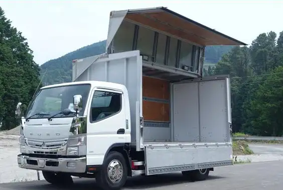 三菱 キャンター 小型 ウイング 床鉄板 SKG-FEB80 の中古トラック【車両No.148399】
