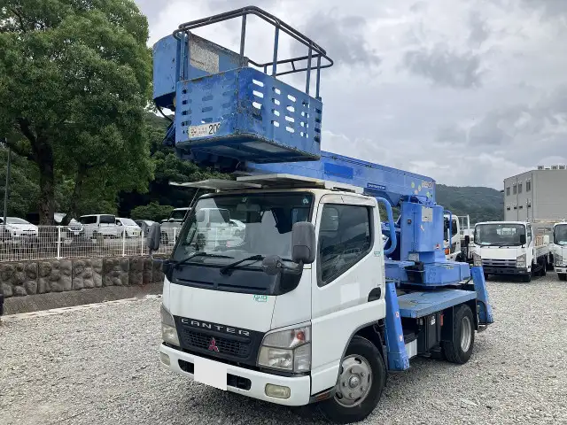 三菱 キャンター 小型 高所・建柱車 高所作業車 PA-FE73DB の中古トラック【車両No.148319】