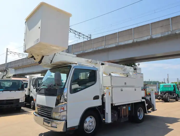 三菱 キャンター 小型 高所・建柱車 高所作業車 電工仕様 の中古トラック【車両No.148610】