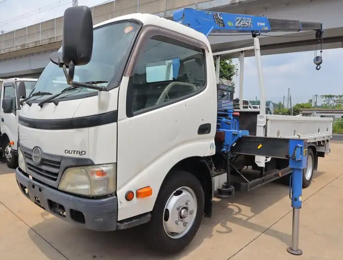 日野 デュトロ 小型 クレーン付 3段 フックイン の中古トラック【車両No.148624】