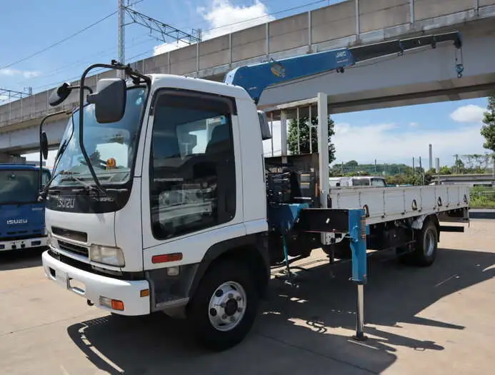 いすゞ フォワード 中型/増トン クレーン付 床鉄板 4段 の中古トラック【車両No.148625】