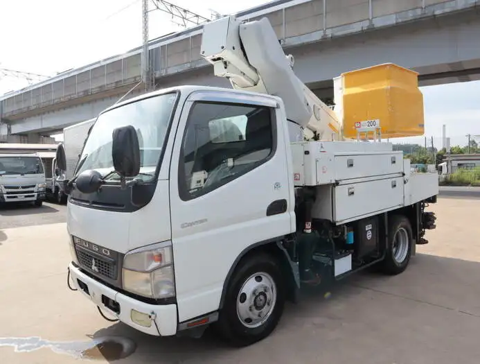 三菱 キャンター 小型 高所・建柱車 高所作業車 電工仕様 の中古トラック【車両No.148606】