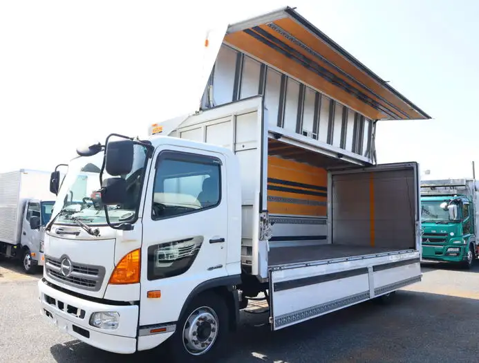 日野 レンジャー 中型/増トン ウイング パワーゲート エアサス の中古トラック【車両No.148630】