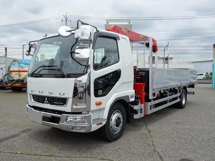 三菱 ファイター 中型/増トン クレーン付 アルミブロック 4段 の中古トラック【車両No.148709】