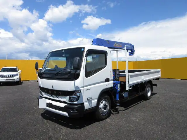 三菱 キャンター 小型 クレーン付 4段 ラジコン の中古トラック【車両No.148789】