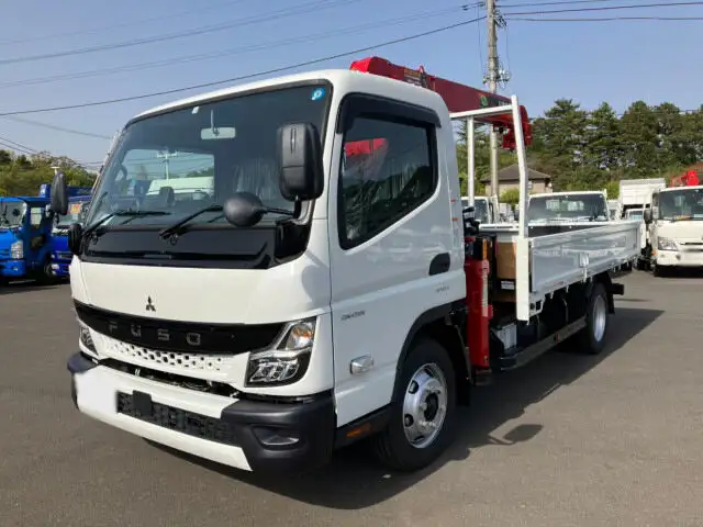 三菱 キャンター 小型 クレーン付 4段 ラジコン の中古トラック【車両No.148951】