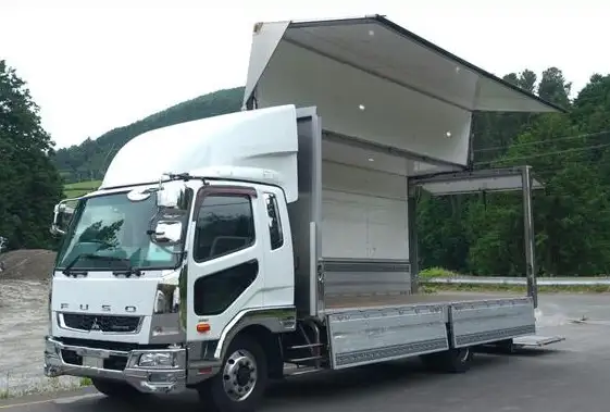 三菱 ファイター 中型/増トン ウイング パワーゲート エアサス の中古トラック【車両No.148960】
