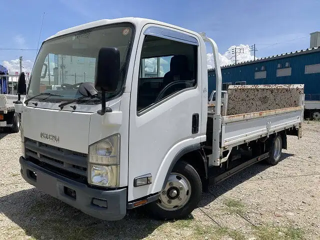 いすゞ エルフ 小型 平ボディ パワーゲート BKG-NPR85AR の中古トラック【車両No.148843】