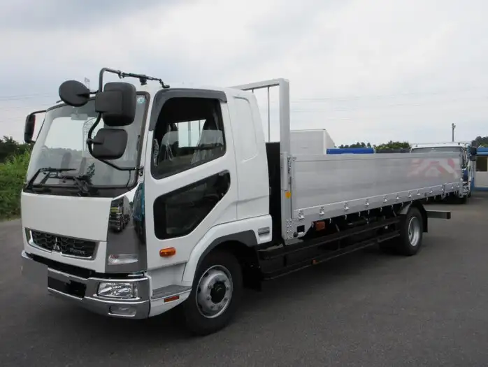 三菱 ファイター 中型/増トン 平ボディ アルミブロック ベッド の中古トラック【車両No.148539】