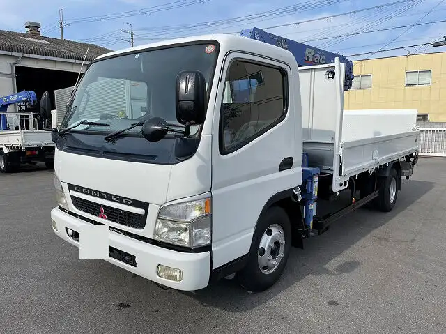 三菱 キャンター 小型 クレーン付 パワーゲート 4段 の中古トラック【車両No.149008】