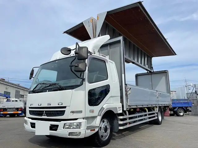 三菱 ファイター 中型/増トン ウイング ベッド PA-FK61FX の中古トラック【車両No.149112】
