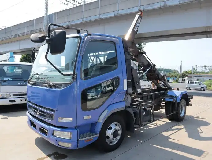 三菱 ファイター 中型/増トン アームロール ツインホイスト PDG-FK71R の中古トラック【車両No.149147】