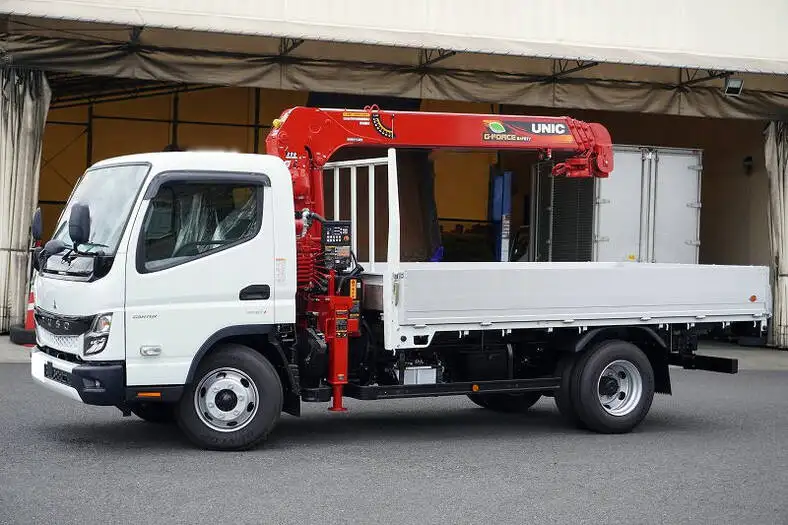 三菱 キャンター 小型 クレーン付 アルミブロック 4段 の中古トラック【車両No.149202】