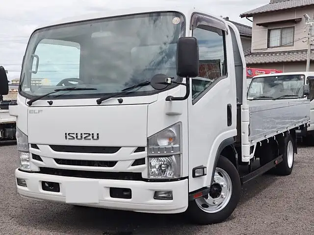 いすゞ エルフ 小型 平ボディ 床鉄板 アルミブロック の中古トラック【車両No.148980】