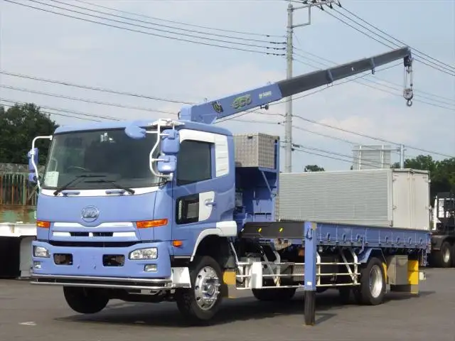 日産UD コンドル 中型/増トン クレーン付 床鉄板 4段 の中古トラック【車両No.149228】