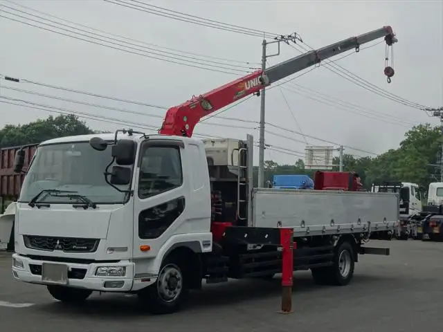 三菱 ファイター 中型/増トン クレーン付 床鉄板 アルミブロック の中古トラック【車両No.149247】