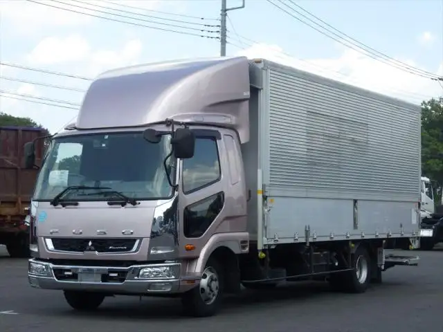 三菱 ファイター 中型/増トン ウイング パワーゲート ベッド の中古トラック【車両No.149278】