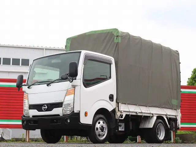日産 アトラス 小型 平ボディ 幌 パワーゲート の中古トラック【車両No.149369】